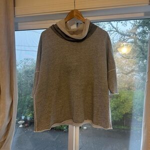 James Perse Light Gray Knit Top
